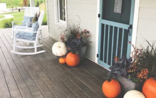 Fall Porch Decorations