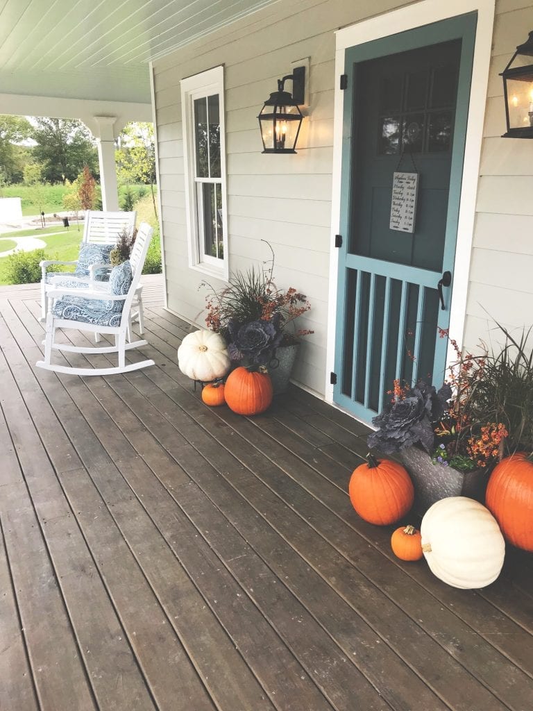 Fall Porch Decorations