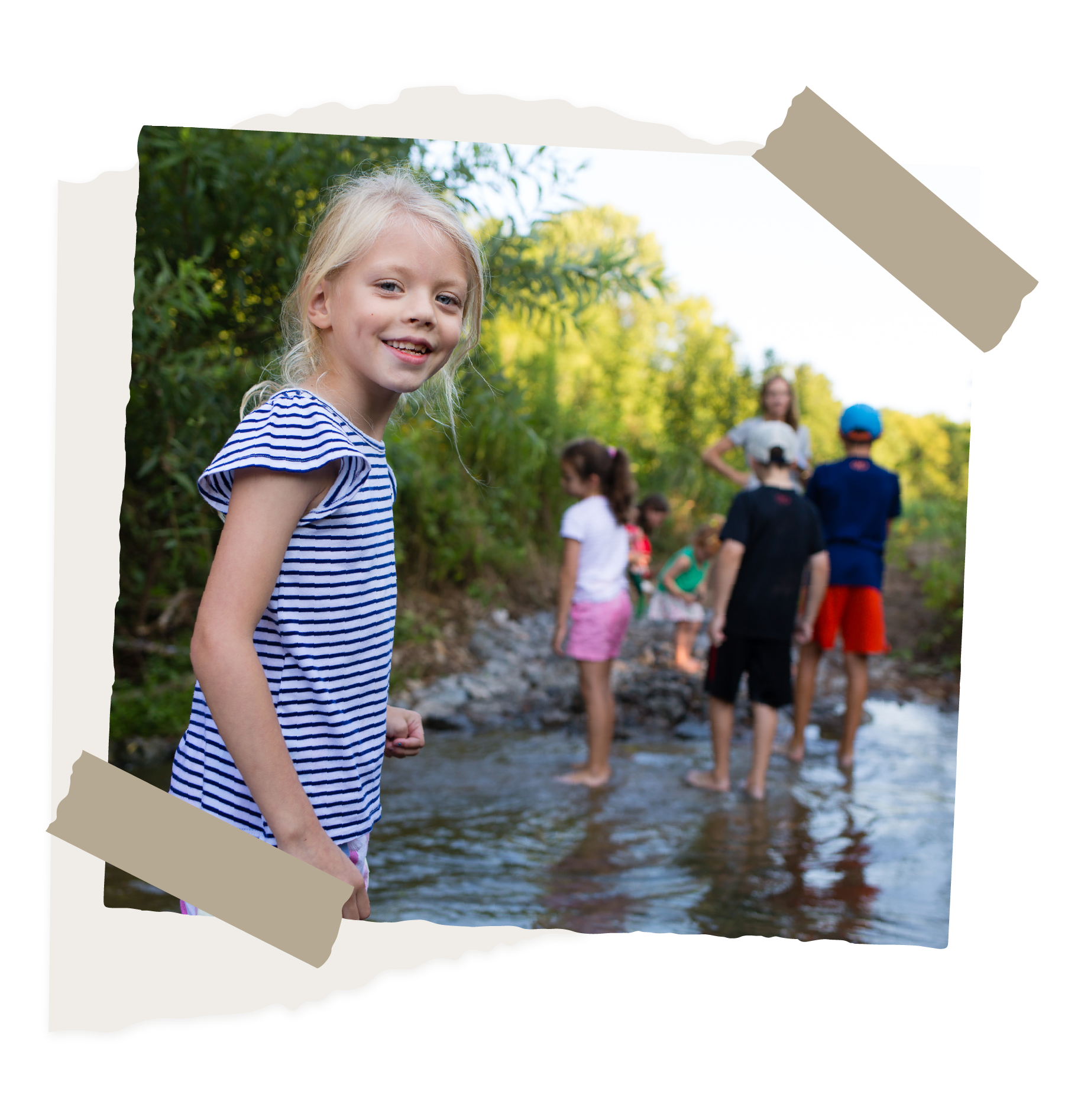 Images_LifestyleParks&Trails-05 A group of children playing in a creek