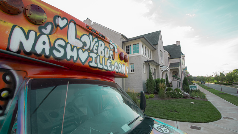 The love bus nashville bus