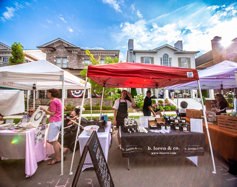 A street market pop up in stephens valley