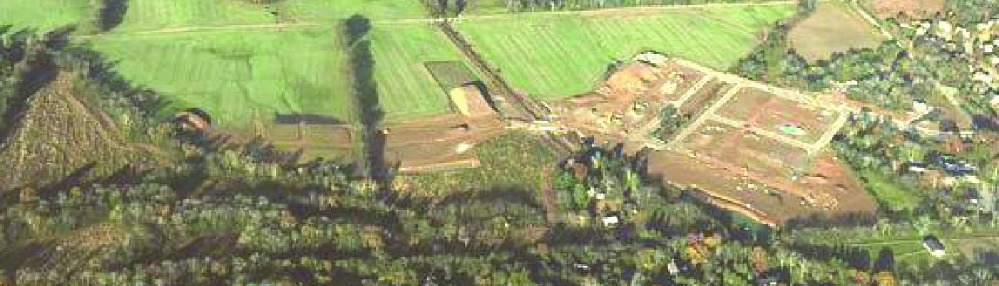 An arial shot of the stephens valley