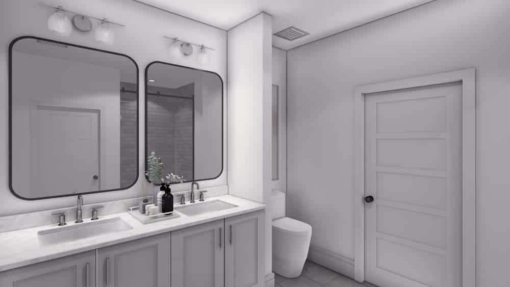 An animated image of a bathroom in an apartment in stephens valley west