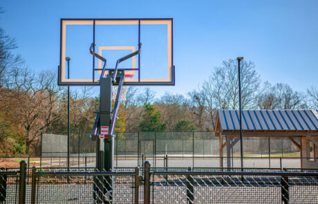 A basketball hoop