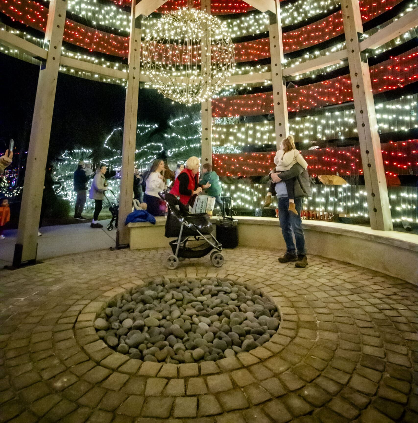 Tree lighting ceremony at stephens valley